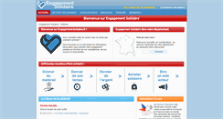 Desktop Screenshot of engagement-solidaire.fr